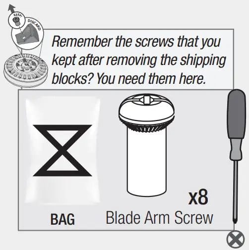 Installing the Blades