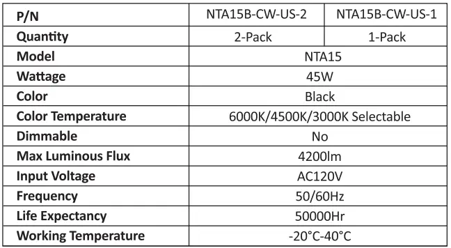 novostella NTA15B Switch Controlled Security Light 1