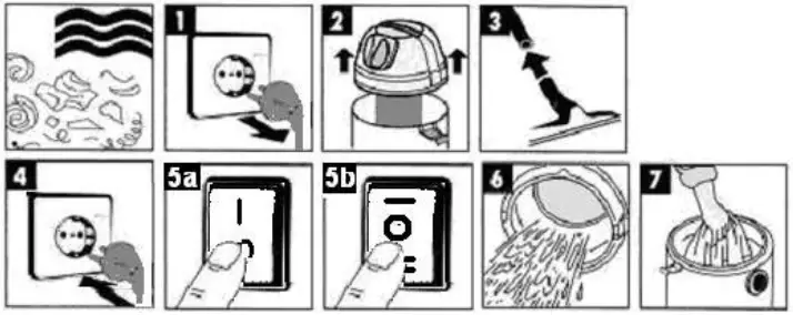 Profeco 7740277403 Bouwstofzuiger (RVS)1200W 15 Liter Instruction - FIG 4Profeco 7740277403 Bouwstofzuiger (RVS)1200W 15 Liter Instruction - FIG 4Profeco 7740277403 Bouwstofzuiger (RVS)1200W 15 Liter Instruction - FIG 4