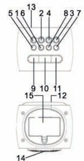 trevi RC80D2 DAB Clock Radio Alarm - COMMAND DESCRIPTION