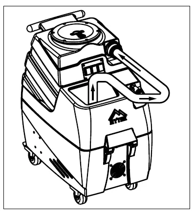 MYTEE HP60 Spyder 120 psi Automatic Heated Detail Upholstery Extractor -fig 8