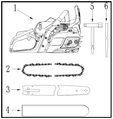 Texas-XCS4500-Gasoline-chain-saw-02