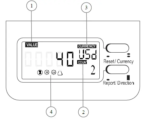 AccuBANKER D500 Super Dollar Authenticator fig 9