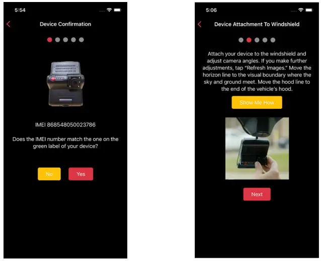SMARTWITNESS KP2 Dual Facing Fleet Telematics 4G LTE Dash Cam - 7