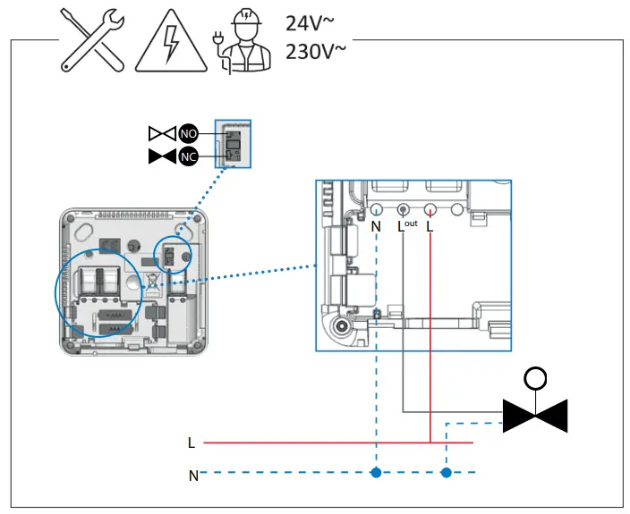 WATTS A03 Heat Vision Wired Electronic Room Thermostat - 6