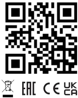 WATTS A03 Heat Vision Wired Electronic Room Thermostat - qr