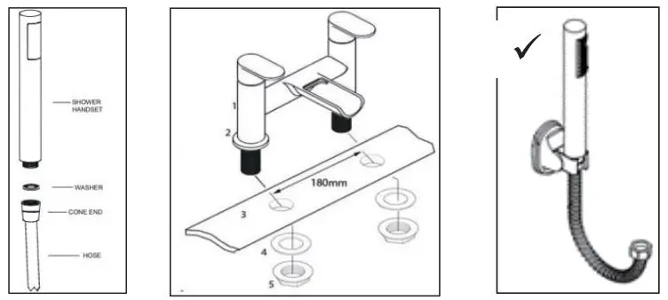 Better-Bathrooms-Deck-mounted-bath-filler-shower-mixer-FIG1