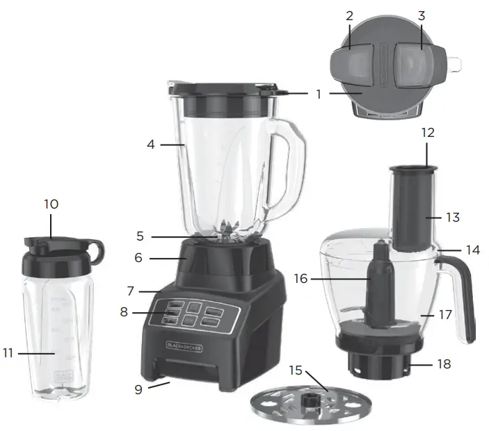 BLACK DECKER Power Crush Multi-Function Kitchen - POWERCRUSH