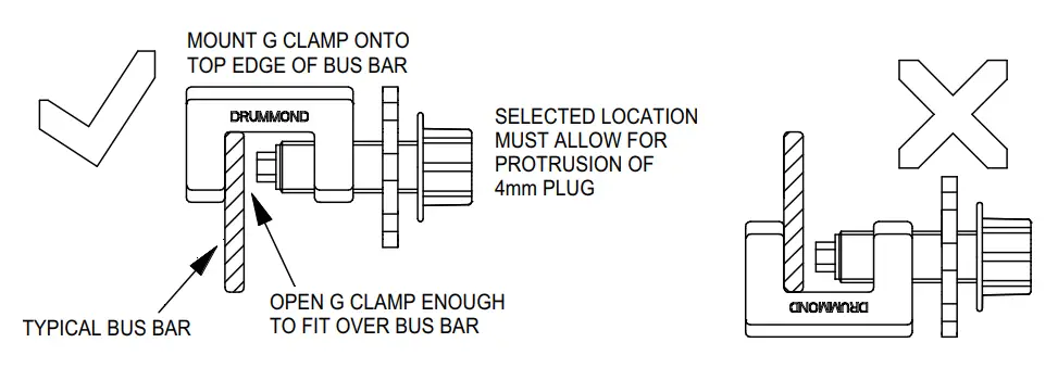 MARTINDALE-DRUGCLAMP-UNFUSED-G-Clamp-Type-Bus-Bar-Connector-FIG-2