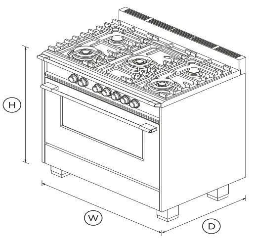 FISHER PAYKEL OR36SCG4X1 Gas Range - fig