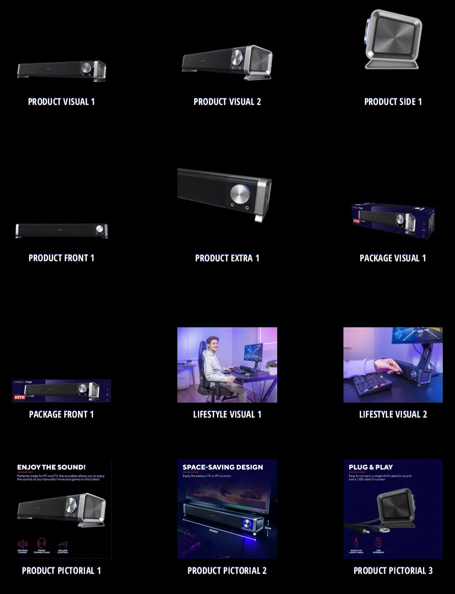Trust GXT 618 Asto Sound Bar PC Speaker - fig 5