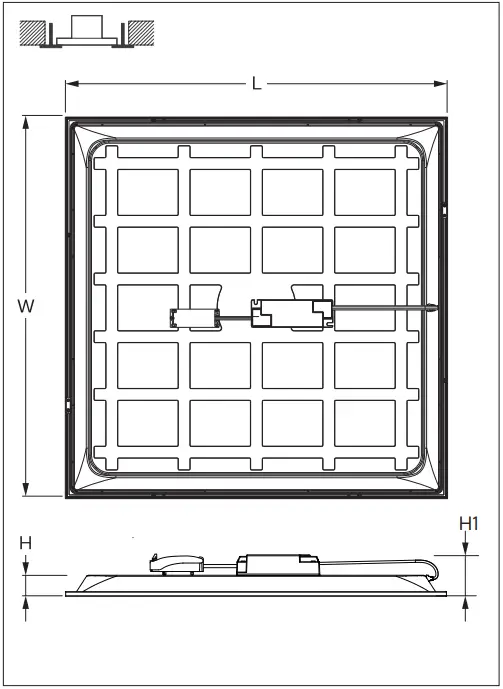 PHILIPS 911401862982 LED Panel Light - VPC