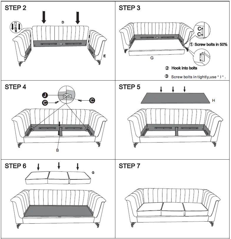 SEAFULOY-C-W576S00106-Velvet-Tufted-Chesterfield-Straight-3-Seat-Sofa-FIG-3