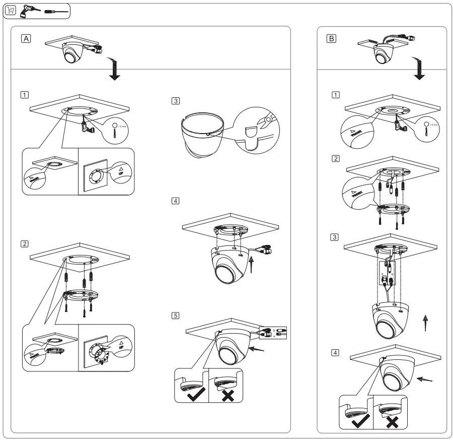 dahua IPC-HDW4433C-A Eyeball Network Camera - Figure 1