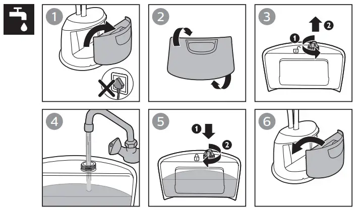 PHILIPS GC514 GC518 GC524 WALITA Garment Steamer - Figure 5