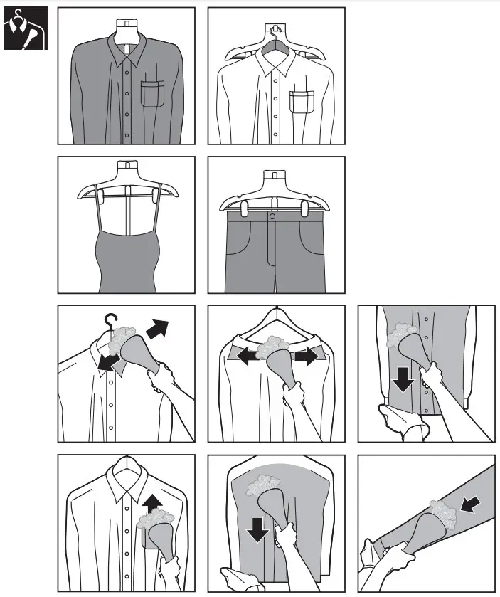 PHILIPS GC514 GC518 GC524 WALITA Garment Steamer - Figure 7