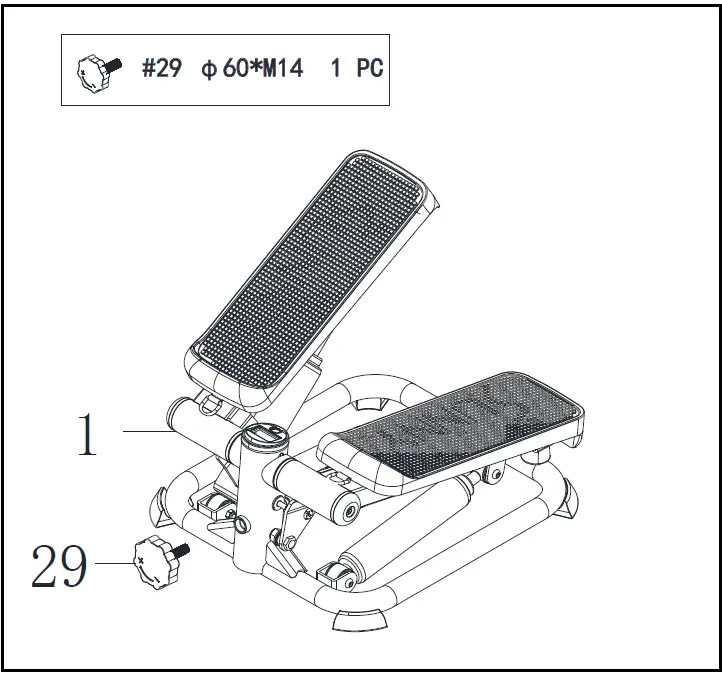 SUNNY Health Fitness SF-S0978 Total Body Stepper 02