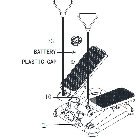 SUNNY Health Fitness SF-S0978 Total Body Stepper 10