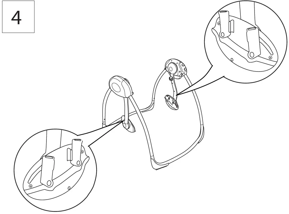 Ingenuity 60194 Portable Swing 05