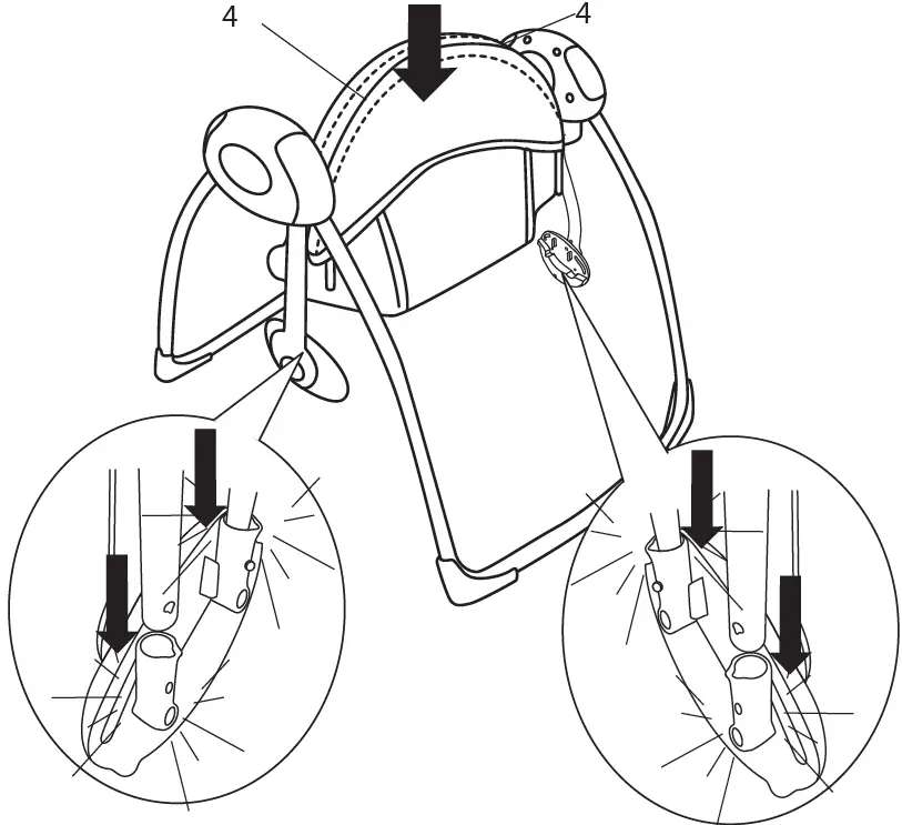 Ingenuity 60194 Portable Swing 08