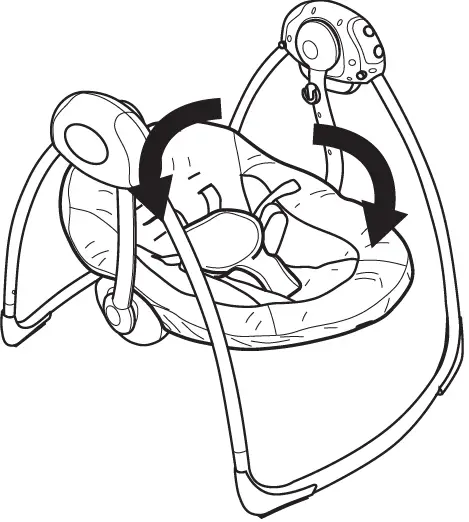 Ingenuity 60194 Portable Swing 08