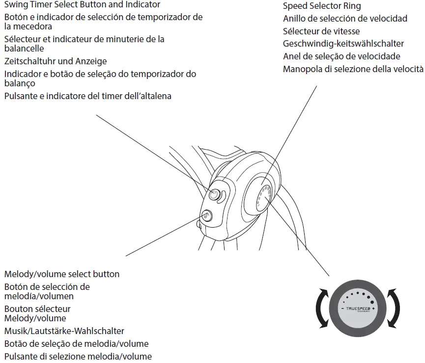 Ingenuity 60194 Portable Swing 17