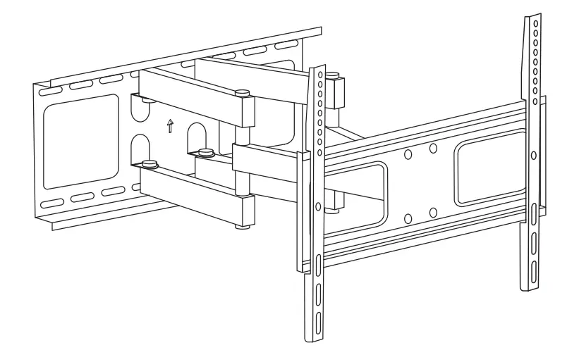 stell SHO 3610 Extendable Articulating Slim TV Mount