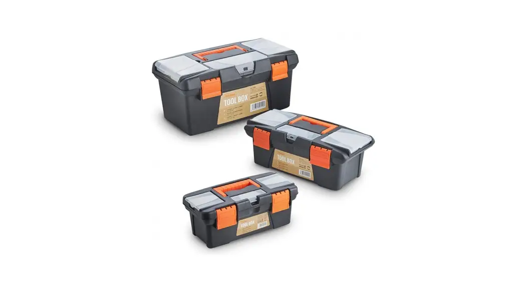 Vonhaus 3515009 3-piece Diy Tool Box Set With Organiser Trays Instruction Manual Vonhaus 3515009 3-piece Diy Tool Box Set With Organiser Trays Instruction Manual