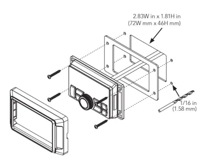 Clarion-CMR-20-Marine-Wired-Remote-with-LCD-Display-FIG-2