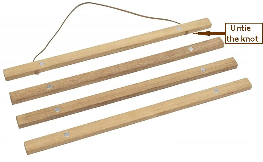 Dacri Home Magnetic Poster Hanger Frame - String troubleshooting
