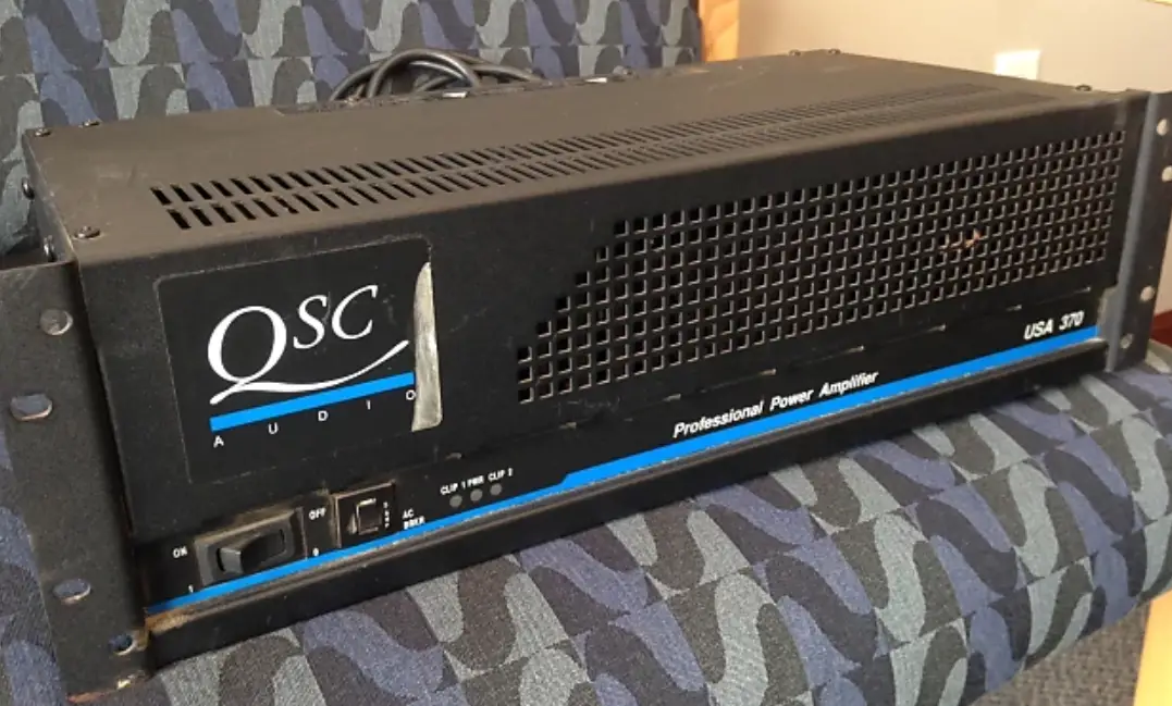 Qsc Usa 370 Power Amplifier User Manual