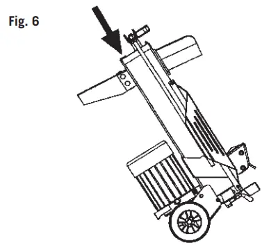 scheppach HL650 Hydraulic Log Splitter - fig 5