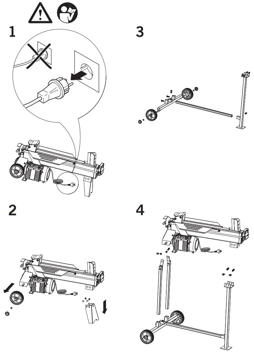 scheppach HL650 Hydraulic Log Splitter - fig 9