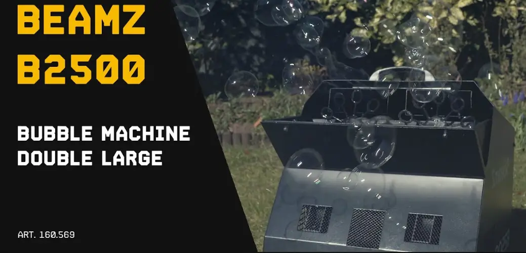 Beamz B2500 Bubble Machine Instruction Manual