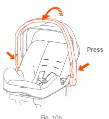 babytrend TS12xxxE Passport Bassinet Travel System fig 28