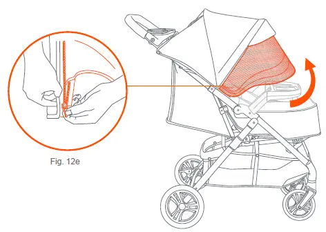 babytrend TS12xxxE Passport Bassinet Travel System fig 39