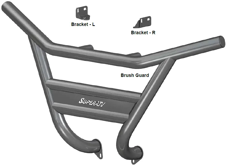 SUPERATV RBG-CA-T-00 Can Am Maverick Trail Rear Bumper-1