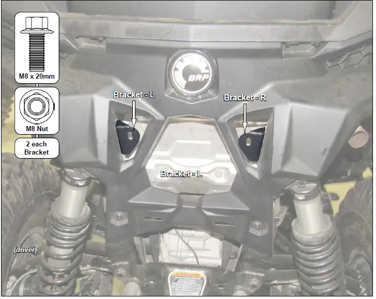 SUPERATV RBG-CA-T-00 Can Am Maverick Trail Rear Bumper-2