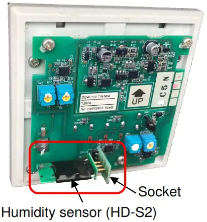 Shinko DSW 100 TH Indoor Temperature Humidity Sensor - Replacing Humidity Sensor