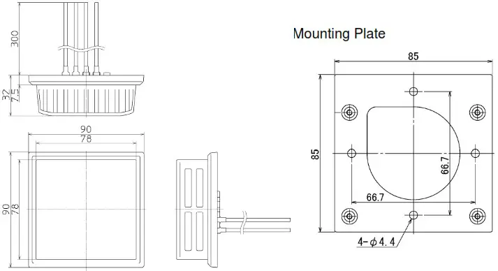 Shinko DSW 100 TH Indoor Temperature Humidity Sensor - Specifications