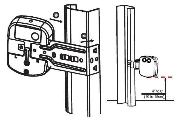 SKYLINK-IS- 002-A-Garage-Door-Opener-Safety-Beam-sensor-FIG-4