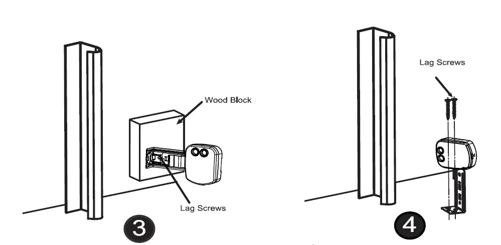 SKYLINK-IS- 002-A-Garage-Door-Opener-Safety-Beam-sensor-FIG-5