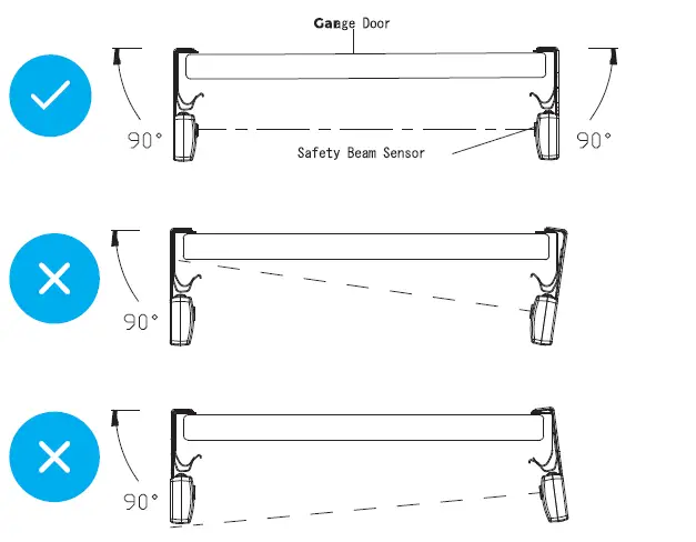 SKYLINK-IS- 002-A-Garage-Door-Opener-Safety-Beam-sensor-FIG-6