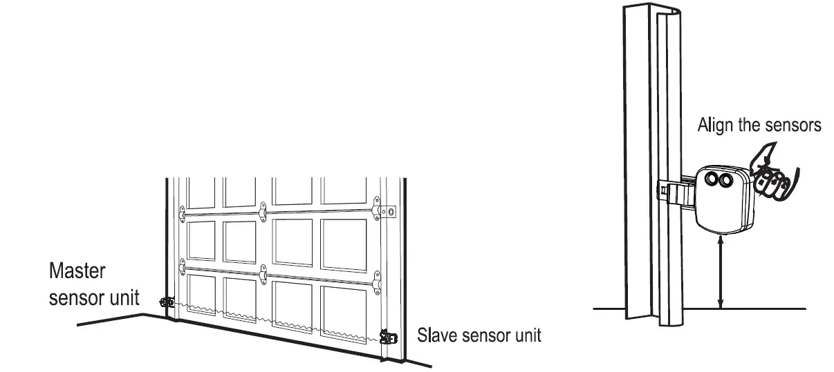 SKYLINK-IS- 002-A-Garage-Door-Opener-Safety-Beam-sensor-FIG-8