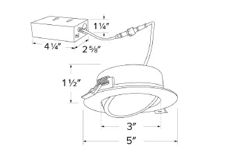 ELCO-Lighting-ERT413CT5W-4-inch-LED-Recessed-Gimbal-Downlight-with-5-CCT-Switch-FIG-1