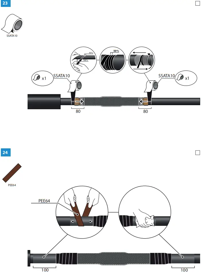 ENSTO CJH11.24045C Cable Hybrid Joint fig 2