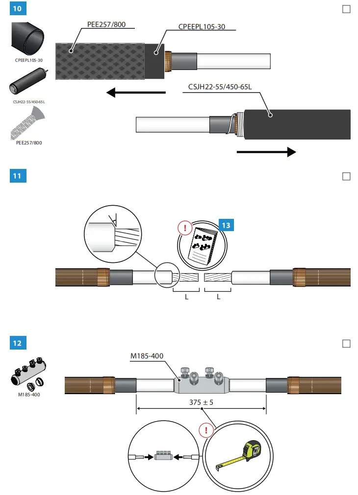ENSTO CJH11.24045C Cable Hybrid Joint fig 8
