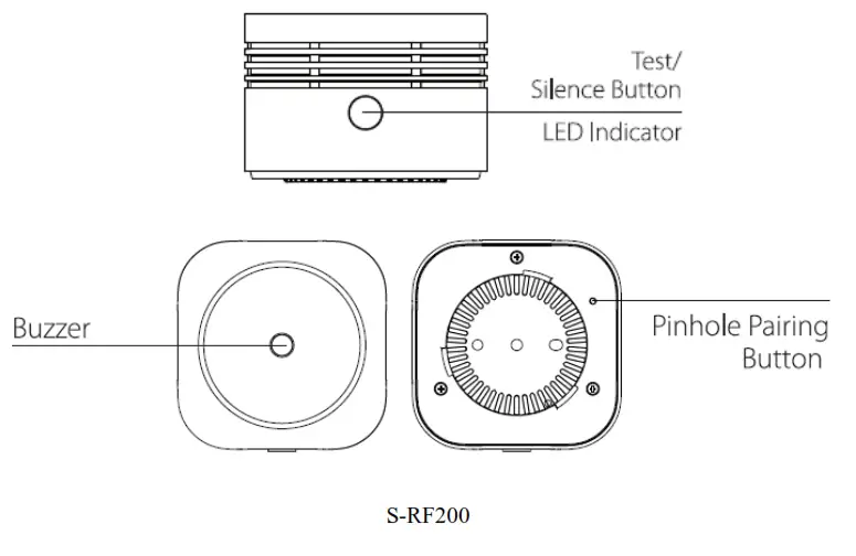 Aegislink S-RF200 Wireless Interlinked Smoke Alarm