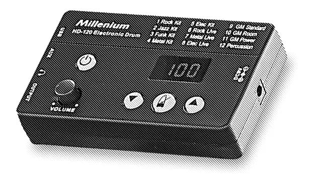 Millenium HD-120 e-drum module -