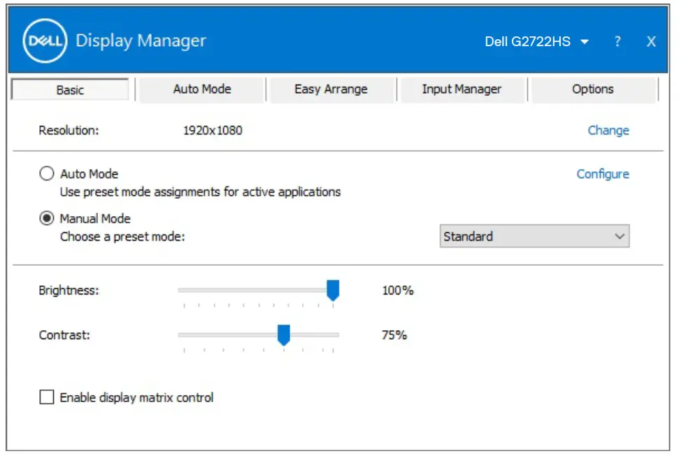 DELL G2722HS 27 Inch Monitor - Dialog1